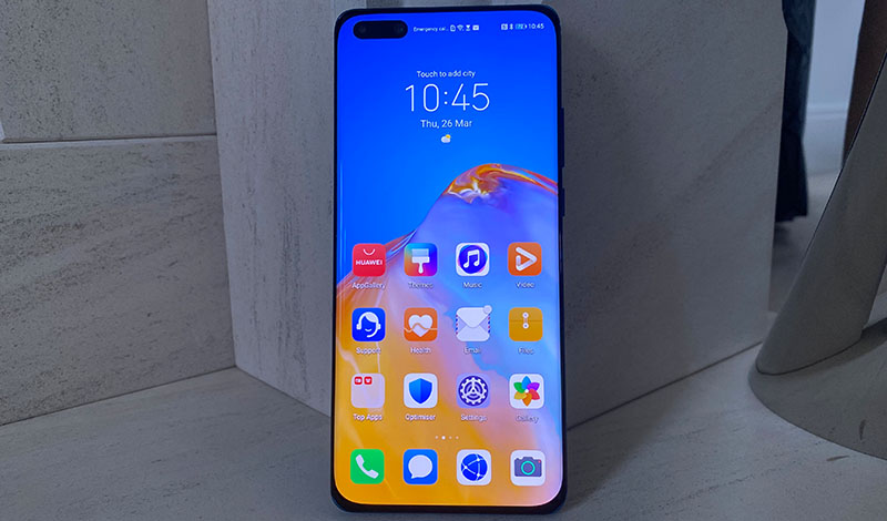 Màn hình của P40 Pro sắc nét hơn so với P40